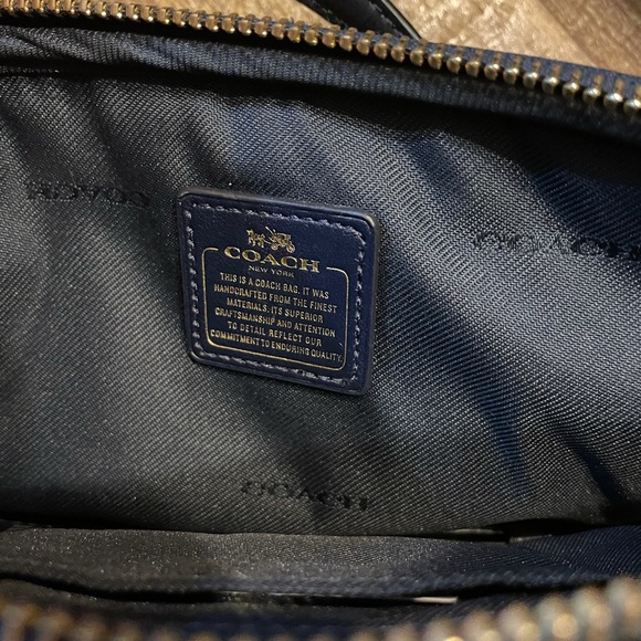 Coach Purse - Navy - Picture 7 of 7